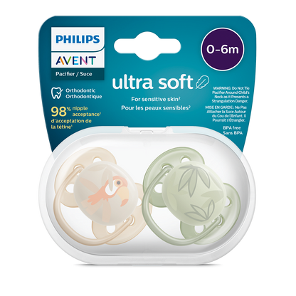 Philips Avent Ultra Soft duda, deček, 2kom, SCF091/07