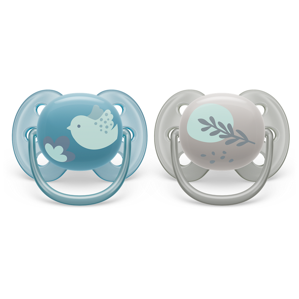 Philips Avent Ultra Soft duda 6-18m, deček, 2kom, SCF091/15