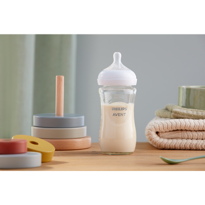 Philips Avent Natural Response steklena otroška steklenička 240ml, SCY933/01