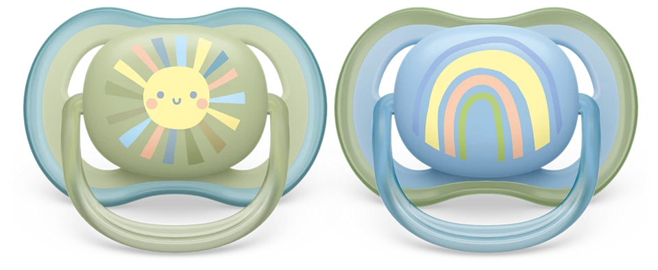 Philips Avent Ultra Air duda 0-6m, deček, 2kom SCF085/58