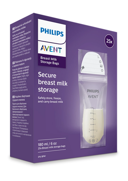 Philips Avent vrečke za shranjevanje materinega mleka, 25kom SCF603/25