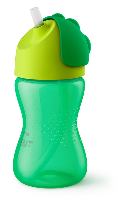 Philips Avent steklenička s slamico 12m+, 300ml, deček SCF798/01
