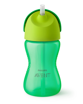 Philips Avent steklenička s slamico 12m+, 300ml, deček SCF798/01