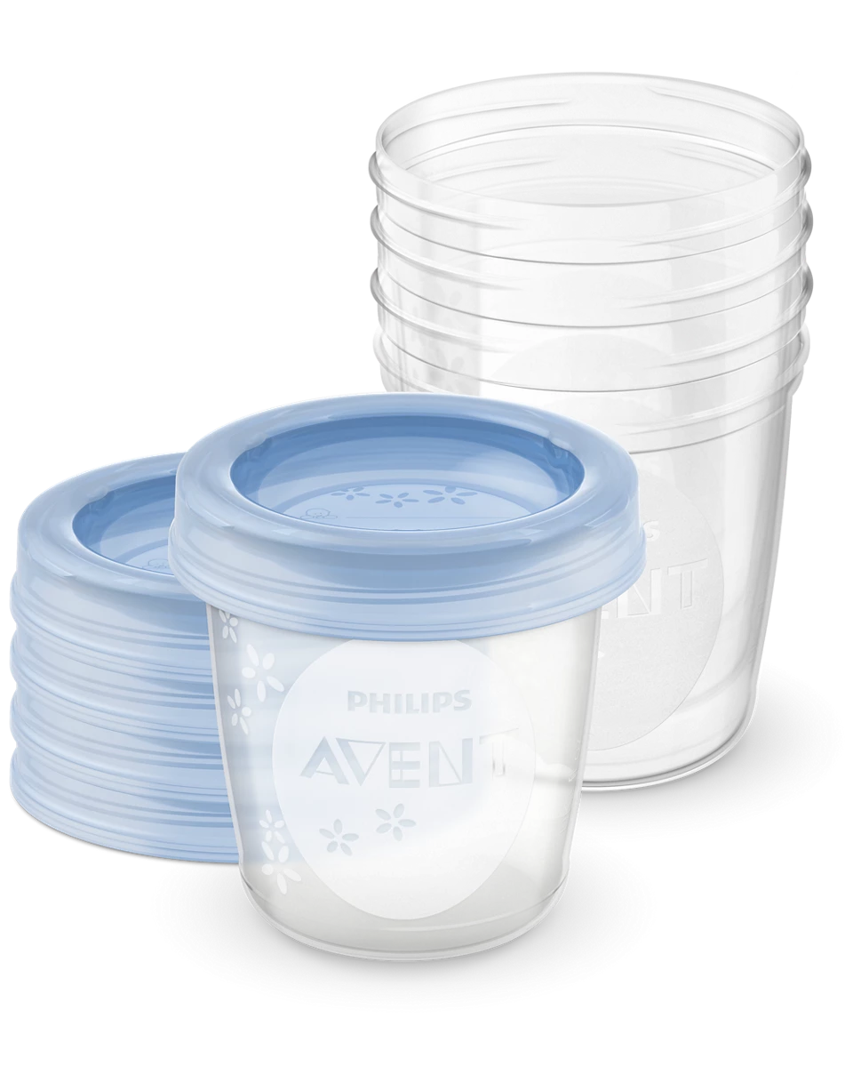Philips Avent skodelice za shranjevanje materinega mleka, 6 kosov, SCF619/05