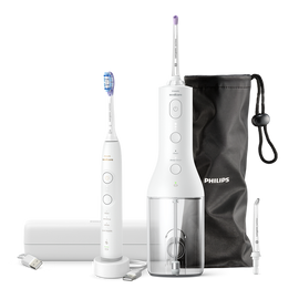 Philips Sonicare Cordless Power Flosser 3000 + Akumulatorska zobna ščetka Sonicare 7100 HX3887/41