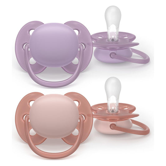 AVENT SCF091/43 TOLAŽILNA DUDA - SILIKON ULTRA SOFT 6-18M, Ž, ENOB., 2/1