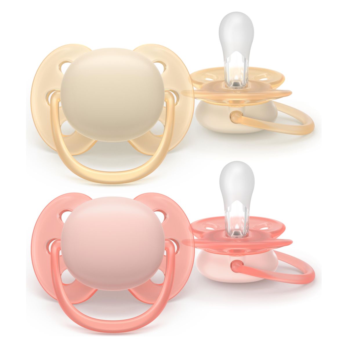 AVENT SCF091/38 TOLAŽILNA DUDA - SILIKON ULTRA SOFT 0-6M, Ž, ENOB., 2/1