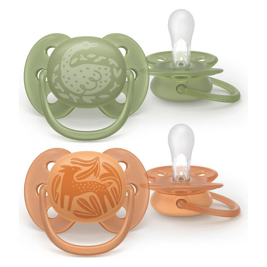 AVENT SCF093/06 TOLAŽILNA DUDA - SILIKON ULTRA SOFT 18M+, M, ENOB., 2/1