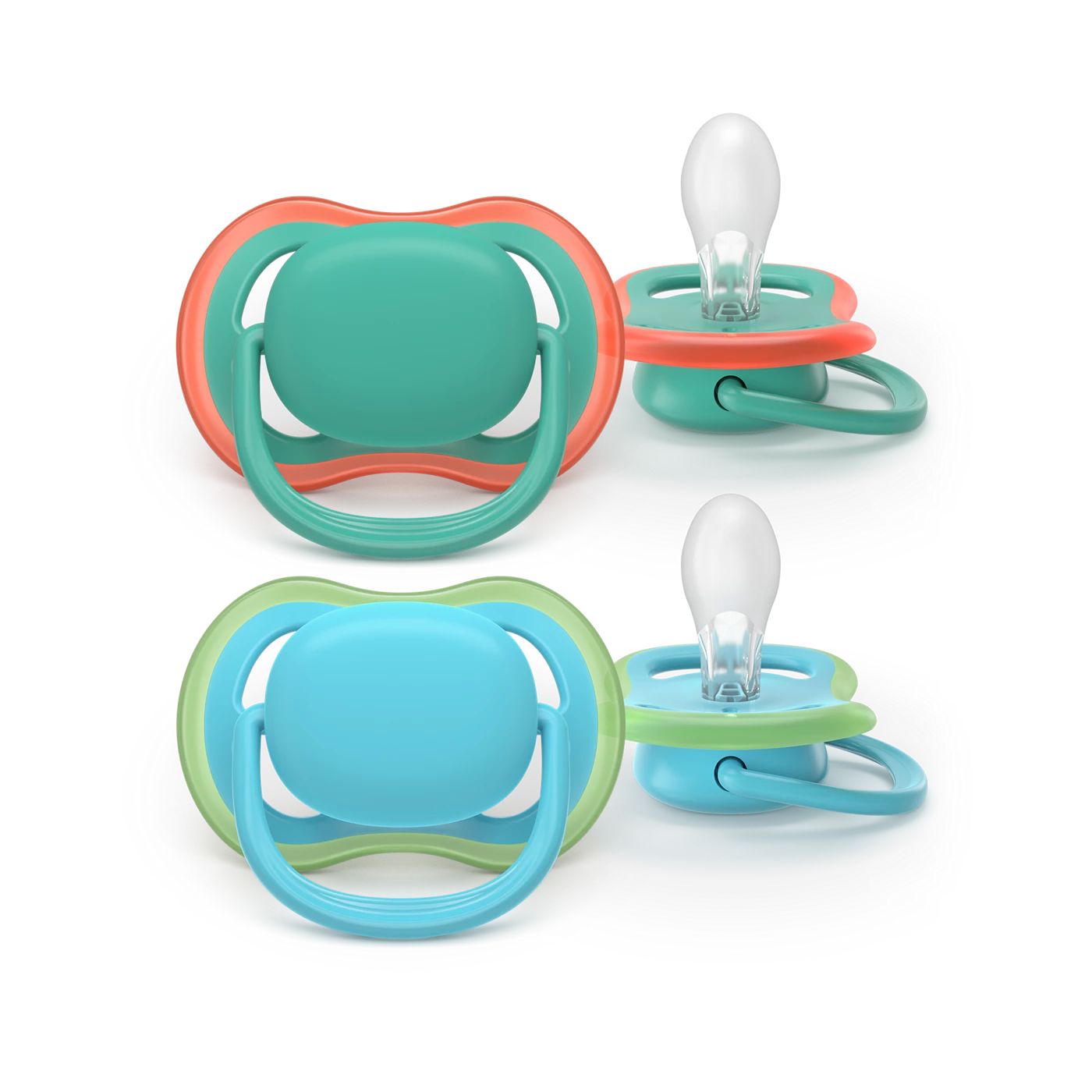 AVENT SCF087/10 TOLAŽILNA DUDA - SILIKON ULTRA AIR ENOB. 6-18M, M, 2/1