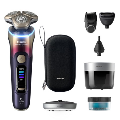 Philips i9000 Prestige Ultra brivnik za mokro in suho britje s SkinIQ Pro XP9407/37