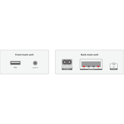 PHILIPS TAM4205M2/12 MIKROSISTEM Z DAB+, USB, BT