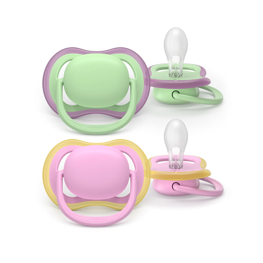 AVENT SCF087/12 TOLAŽILNA DUDA - SILIKON ULTRA AIR ENOB. 6-18M, Ž, 2/1