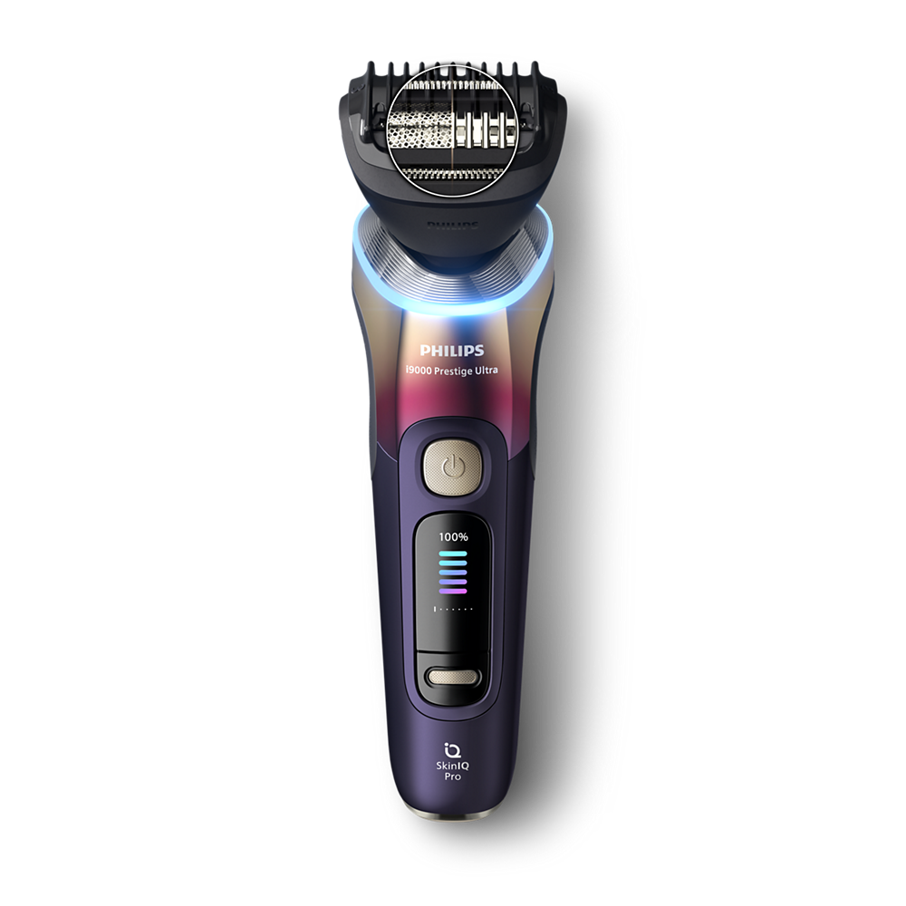 Philips i9000 Prestige Ultra brivnik za mokro in suho britje s SkinIQ Pro XP9407/37