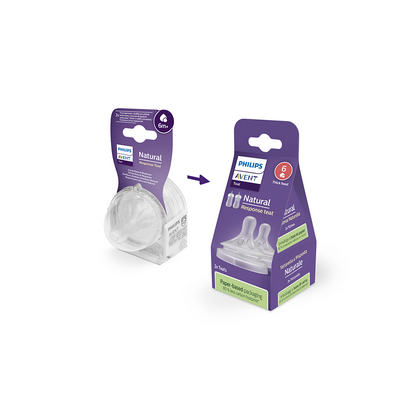 Philips Avent Natural Response cucelj 6m+ za gosto hrano, 2kom SCY966/02