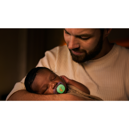 Philips Avent Ultra Start nočna duda, 0-2m, deklica, 2kom, SCF075/07
