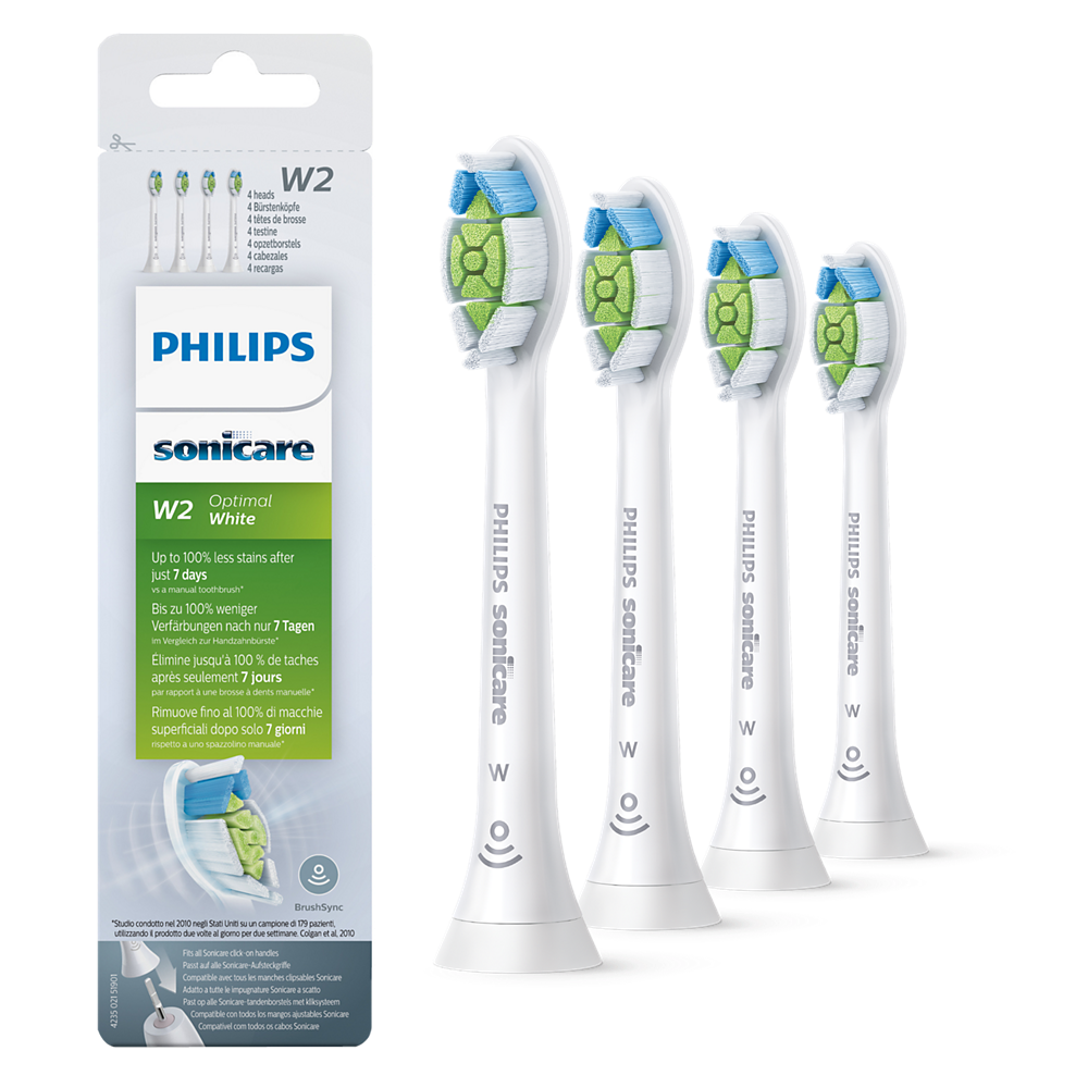 Philips Sonicare W2 Optimal White nadomestna glava ščetke HX6064/10