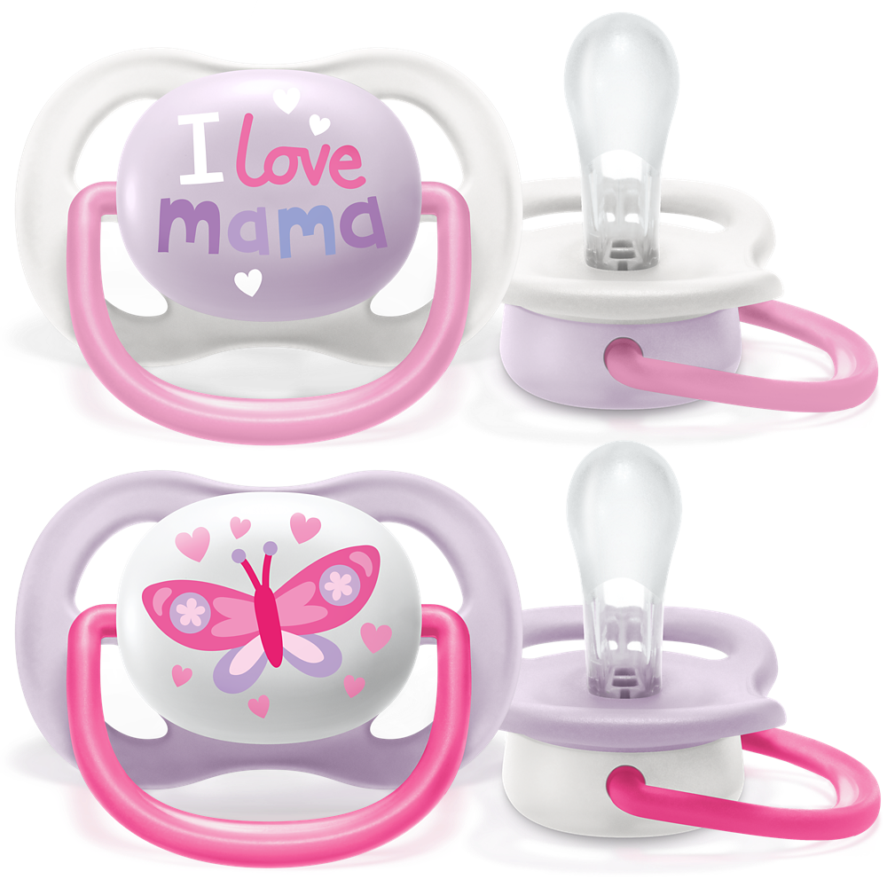 Philips Avent Ultra Air Collection duda 0-6m, deklica, 2kom SCF080/02