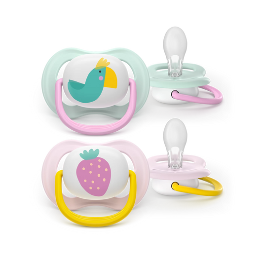 AVENT SCF080/24 TOLAŽILNA DUDA - SILIKON ULTRA AIR COLLECTION 0-6M, Ž, 2/1