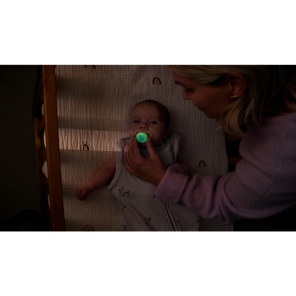 Philips Avent Ultra Start nočna duda, 0-2m, deklica, 2kom, SCF075/07