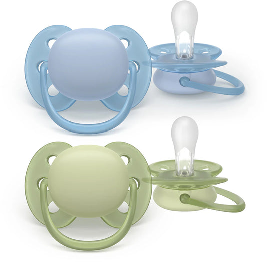 AVENT SCF091/37 TOLAŽILNA DUDA - SILIKON ULTRA SOFT 0-6M, M, ENOB., 2/1