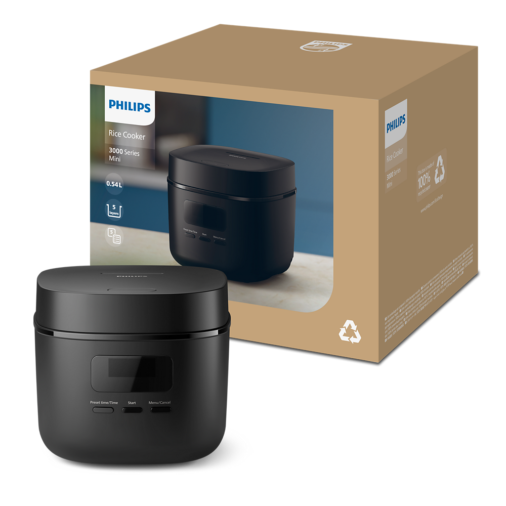 Philips Mini kuhalnik riža HD3080/80 serija 3000