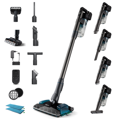 Philips Brezžični pokončni sesalnik XC8057/01 Aqua serija 8000
