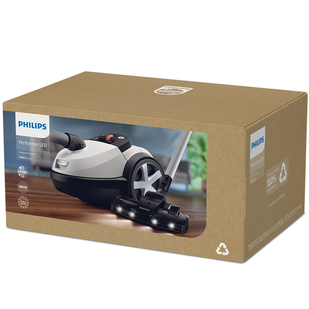 Philips Sesalnik z vrečko XD8142/12 serija 8000 LED