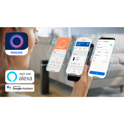 Philips Pametni stolpni keramični grelnik CX5120/11 Smart Tower serija 5000