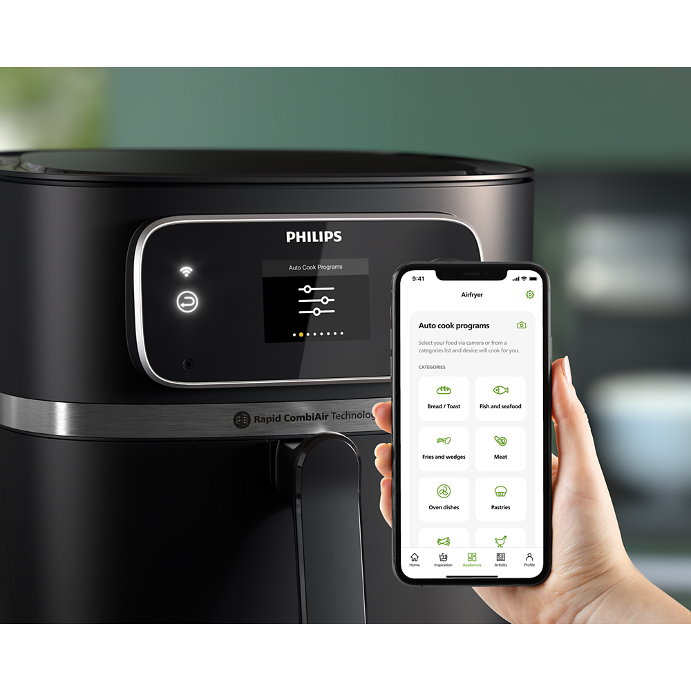 Philips Pametni Airfryer Combi HD9880/90 serija 7000