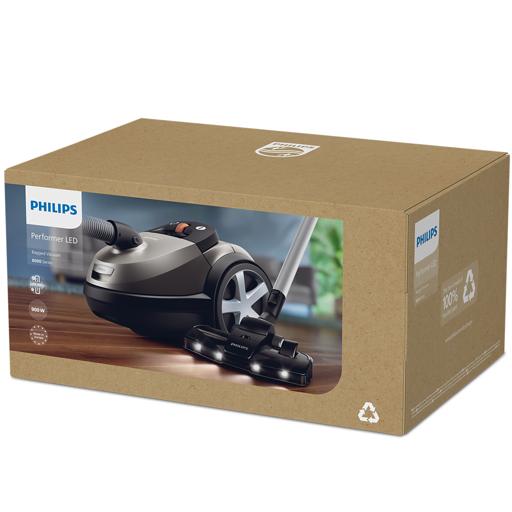 Philips Sesalnik z vrečko XD8152/12 serija8000 LED
