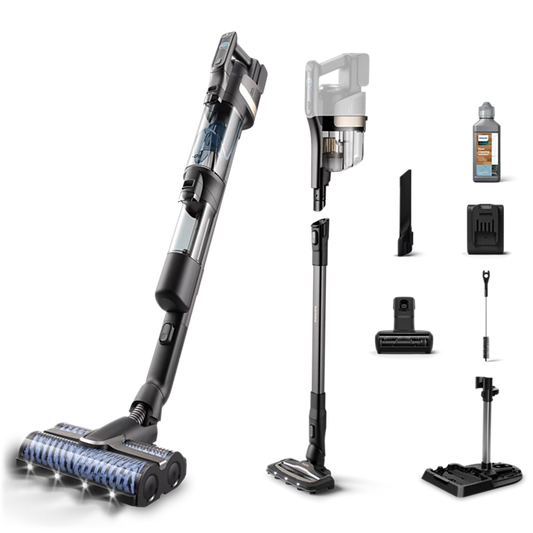 Philips AquaTrio Brezžični pokončni sesalnik za sesanje in pomivanje XW9463/11 serija 9000