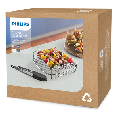 Philips 2-nivojska rešetka za Airfryer HD9920/00